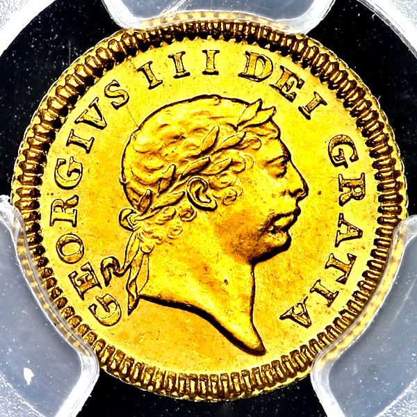 1804 George III Third Guinea Uncirculated. PCGS - Mint State 63