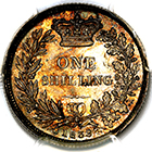 1839 Queen Victoria Shilling