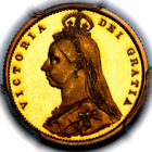 1887 Queen Victoria Proof Half Sovereign