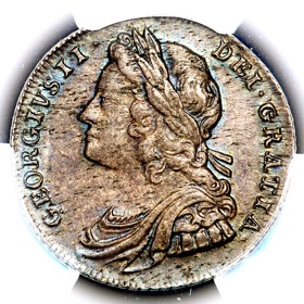 1728 King George II Shilling
