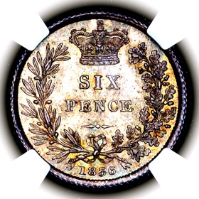 1836 William IV Sixpence