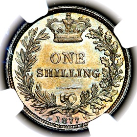1877 Victoria Shilling