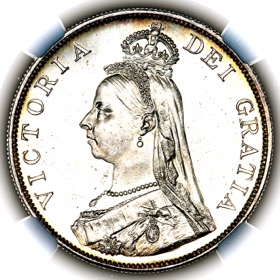 1888 Victoria Double Florin
