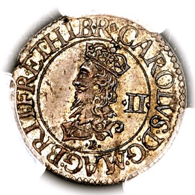 1631-1632 Charles I Briot's Halfgroat