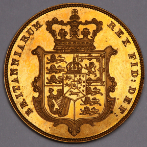 1825 George IV Sovereign FDC Uncirculated Grade