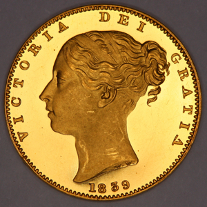 1839 Victoria Proof Sovereign Proof Uncirculated Grade