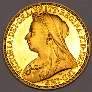 1893 Victoria Old Head £2 Uncirculated Grade