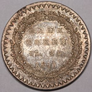 1811 Eighteenpence Uncirculated Grade