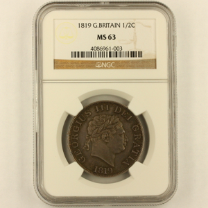 1819 George III Halfcrown Uncirculated Grade
