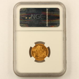 1893 Victoria Old Head Half Sovereign Uncirculated Grade