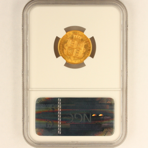 1841 Victoria Half Sovereign NGC - Mint state 61