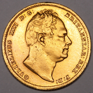 1836 William IV Half Sovereign Near Very Fine