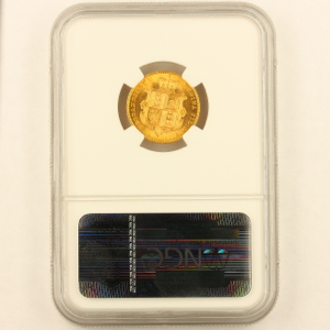 1838 Victoria Half Sovereign Choice uncirculated grade