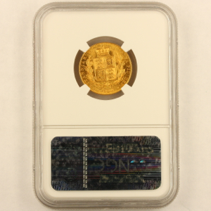 1843 Victoria Sovereign NGC - Mint State 61