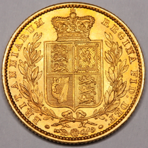 1848 Victoria Sovereign NGC - Mint State 61