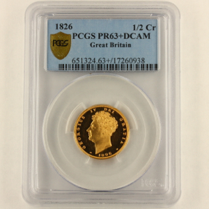 1826 George IV Proof Sovereign PCGS - Proof 63+