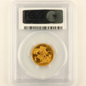 1871 Victoria Sovereign FDC Uncirculated. PCGS - PR65 DCAM
