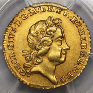 1718 George I Quarter Guinea Uncirculated Grade. PCGS - MS64