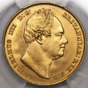 1832 William IV Sovereign Uncirculated Grade. PCGS - MS63