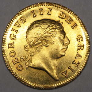 1813 George III Half Guinea Uncirculated Grade. PCGS - MS63