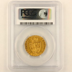 1799 George III Guinea Extremely fine grade. PCGS - AU58