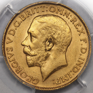 1924 George V Sovereign PCGS - MS62