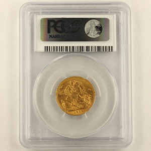 1924 George V Sovereign PCGS - MS62