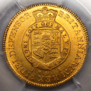 1811 George III Half Guinea PCGS - MS62