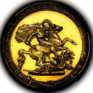1820 George III Sovereign Practically uncirculated. PCGS - MS62+
