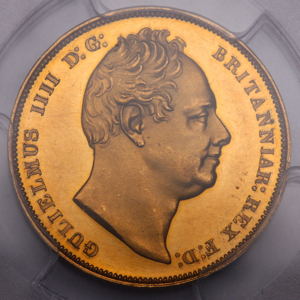 1830 William IV Proof Sovereign PCGS - Proof 62