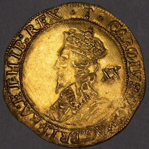 1646-8 Charles I Unite Extremely fine grade