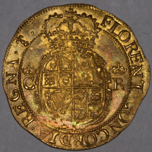 1646-8 Charles I Unite Extremely fine grade
