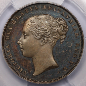 1839 Victoria Proof Shilling Choice Uncirculated. PCGS - PR64