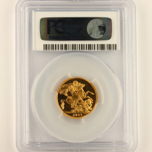 1911 George V Proof Sovereign FDC. PCGS - Proof 67 CAM