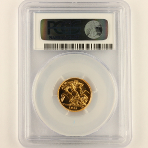 1911 George V Half Sovereign FDC. PCGS - Proof 66 CAM