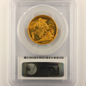 1823 George IV Two Pounds Practically uncirculated. PCGS - MS62+