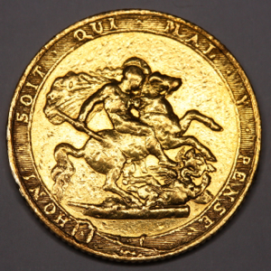 1819 George III Sovereign Previously mounted