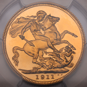 1911 George V Sovereign PCGS - PR65 CAM