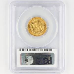 1854 Victoria Sovereign Uncirculated Grade. PCGS - MS63