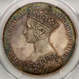 1847 Victoria Crown PCGS - Proof 62