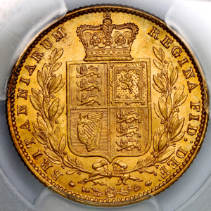 1856 Victoria Sovereign Choice Uncirculated. PCGS - MS64