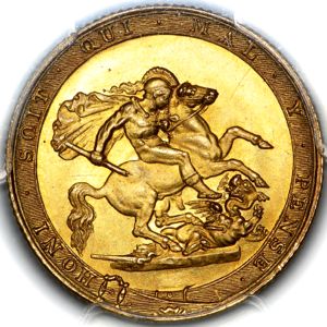 1817 George III Sovereign Choice Uncirculated. PCGS - MS64+