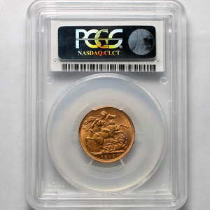 1904 Edward VII Sovereign Choice Uncirculated. PCGS - MS64