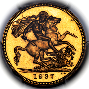 1937 George VI Proof Sovereign PCGS - PR65 CAM