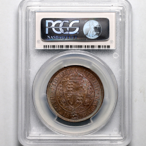 1893 Victoria Old Head Halfcrown PCGS - MS66