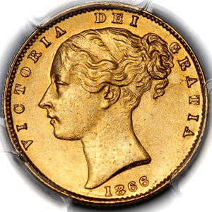 1866 Victoria Sovereign 