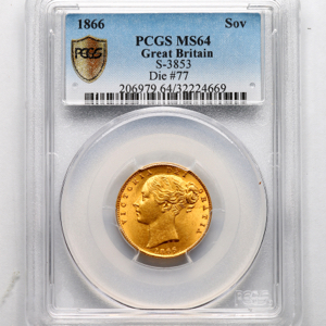 1866 Victoria Sovereign 