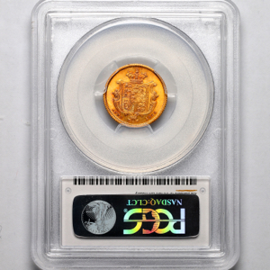 1835 William IV Half Sovereign Choice Uncirculated. PCGS - MS64