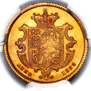 1835 William IV Half Sovereign Choice Uncirculated. PCGS - MS64