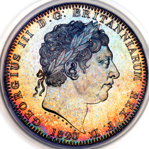 1820 George III Crown PCGS - MS64